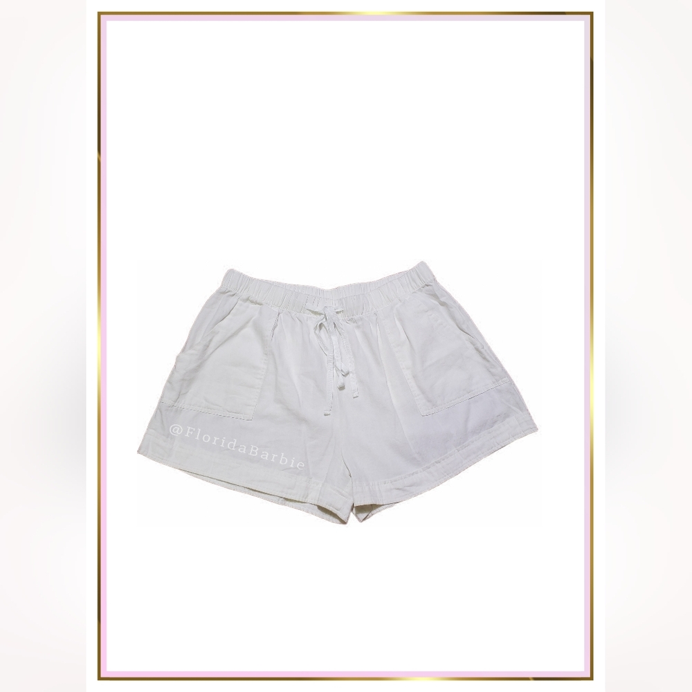 Drawstring Shorts Women Casual Lightweight Summer Comfy 100% Cotton Shorts - XL